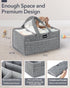 URMYWO Diaper Caddy Organizer - Portable Baby Diaper Caddy with Handle, Large Nursery Organizer Storage Basket