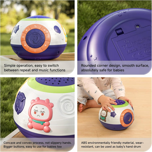 TUMAMA KIDS TUMAMA Baby Toy Gifts for Newborn, Toddlers Night Light Star Projector, Baby Sleep Soother Sound Machine