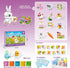 Set, 12-in-1 6+ Easter Bunny Building Toy Easter Gifts for Kids - Rabbit Building Block with Prefilled Eggs, Includes