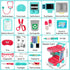 3-5, Doctor Kit for Kids, Pretend Play Medical Toy Doctor Cart, Doctor Toy for Toddlers Christmas Birthday Costume Role