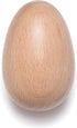 Wood Egg Shakers Set, Musical Percussion Instruments, Natural Finish (2 PCS)