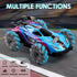 Spray,Lights,360 6 7 8 9 RC Stunt Car Toys - Gesture Remote Control Racing Cars Comes with Rotation for Kids,Vehicle