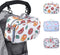 Non-Slip Stroller Organizer Bag for Diapers with Insulated Pocket, Hooks, Adjustable Strap, Universal Fit for Most