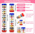 3 Pieces Rainmaker Rain Stick for Baby - Sensory Auditory Musical Instrument Rattle Tube