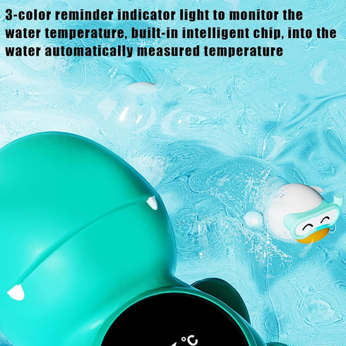 Generic 127cm Bath Thermometer ABS | Little Dinosaur Digital LED Water Temperature Display | Floating Bath Safety