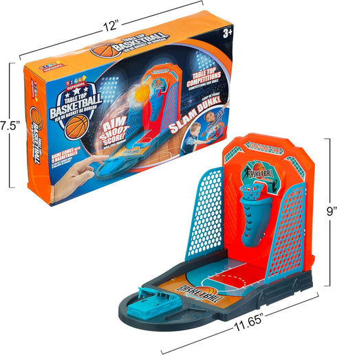 Expressions Tabletop Basketball Game, Mini Basketball Game for Travel & Desktop Toys Collection