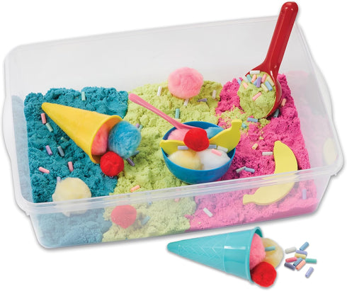 Creativity for Kids Sensory Bin: Ice Cream Shop Playset - Toddler Learning Toys for Ages 3-4