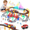 SANANT 2 in 1 DIY Tracks Electric Train Set Toy for Kids Ages