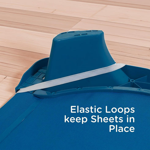 Childrens Factory Angels Fitted Cot Sheet with Elastic Straps, Standard Size, Preschool, Daycare Bedding, Colorful ABC