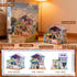 SZRUIZITEC 730PCS Set 14+ Pink Cat's House Building Blocks Kit,Dream Villa Architecture STEM Toys Friends Building