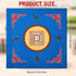 Mahjong Mat with Bag, Anti Slip Noise Reduction Table Cover Board Game Mat Mahjong Table Mat Mahjong Accessories Tablecloth Mahjong Paigow Poker Cards (Blue)