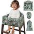 Baby High Chair Cover Restaurant with Strap Pads & 3-Point Harness, Machine