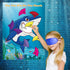 FEPITO Pin The Fin on The Shark Game, 24 Pcs Fins for Shark Birthday Party Decoration Supplies