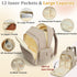 Backpack 16 Mommy Backpack Miss Fong Diaper Bag - Quilted Travel Baby Bag with Changing Pad, Pockets, Waterproof, Large