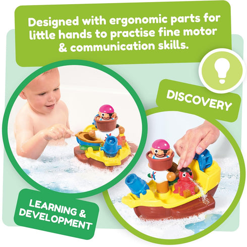 Toomies Pirate Ship Bath Toy for Kids