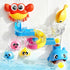 lalalark Bath Toys for Kids, 7-in-1 Shower Bathtub Toy with Crab, Whale, Rotating