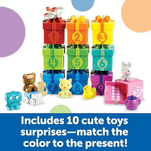 Learning Resources Counting Surprise Party Toy, Fine Motor, Counting & Sorting for Ages 3+ Homeschool