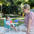 6+ 3-Point Summer Nuby Pop-Up Booster Seat with Removable Tray - Months - Portable Booster Seat for Floor