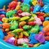 LILYBUDS 3 4 5 6 7 8, Summer 3-5 4-8 Magnetic Fishing Game Pool Toys for Kids Water Table Bathtub Toys with Inflatable