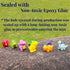 6-12& 1-3, 6 XY-WQ Bath Toys No Hole, for Infants Toddlers No Hole Bathtub Toys (Dinosaur, Pcs with Mesh Bag)