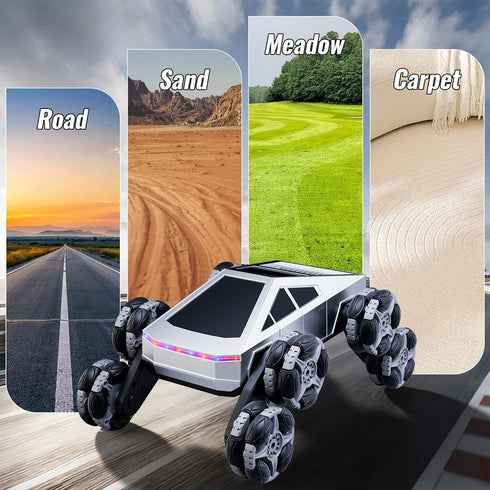 8 2.4GHz 6-14, Bsgifts Remote Control Car, Wheels RC Stunt Car with LED Lights & Music, RC Drift Car for Boys Aged