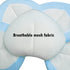Flower Baby Bath Pad, Infant Bathtub Mat for Bathtub Tub Sink (White Blue)