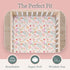 Premium Girls Crib Sheets | Ultra-Soft Bedding for Crib Mattress Toddler Beds | Comfort and Elegance by Max&So