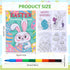 24 24 Funrous Pcs Easter Coloring Books Bulk with Stacking Crayons for Kids Party Favors Happy Easter Activity Books