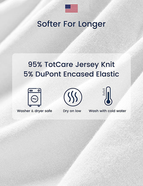 Pack Pack 2 Pack TotAha Premium Soft Graco n Play Sheets Fitted, Super Stretchy Jersey Knit Mini Crib Sheets Fitted