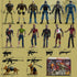 Baimiby Figures,14 Playset Set 2 4-7 Army Men Soldiers Toy Action PCS Military Include Army Men with Weapon