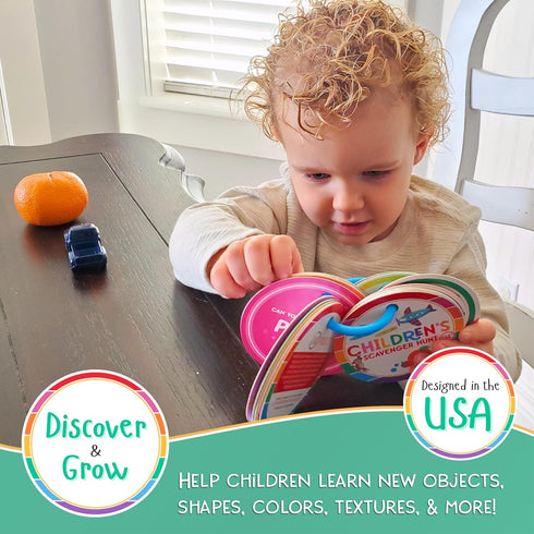 Children's Scavenger Hunt Cards | Toddler Activities for 2-3 Year Olds & Up