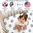 Sweet Jojo Designs Fitted Baby Crib Sheets (Soccer Ball) for Boys or Girls, Infant Nursery, Toddler Room - Standard