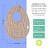 Set 3 -3 Itzy Ritzy of Baby Bibs - Ultra-Soft Adjustable Infant & Toddler Bibs Made of Triple-Layer Cotton Muslin