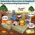 Set, 3+ 4-6 6-8 5-7 Coodoo Magnetic Blocks - Build Mine Magnet World Mine Train Track Magnetic Building Blocks Toddler