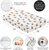 Sweet Jojo Designs Fitted Baby Crib Sheets (Boho Teddy Bear) for Boys or Girls, Infant Nursery, Toddler Room - Standard