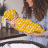YallLocoMo Sets Newborn Swaddle Blankets Hat Yellow Heart Name Soft Baby Receiving Blanket Swaddle Sack for Baby Shower