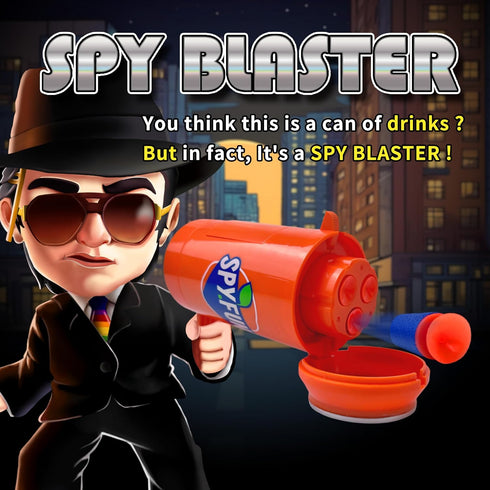 AGM MASTECH Transforming Soda Can Toy Gun, Shoots Soft Foam Darts, Ideal Gift for Boys and Girls, Indoor Outdoor Play