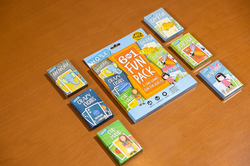 Hoyle 6 in 1 Kids Playing Cards Multi Game Pack, 6 Fun Games for Ages 3+