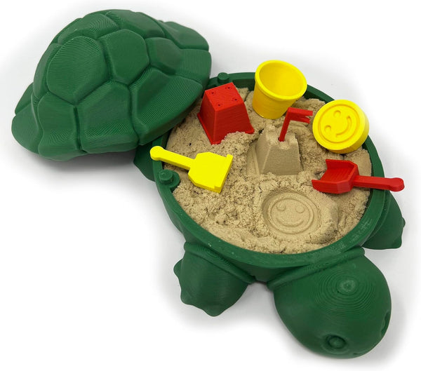 Munnygrubbbers - Mini Desktop Turtle Sand Box - 6 x 6 in