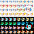FFNIU 96Pcs Luminous Mini Resin Axolotl, Miniature Axolotl Figurines, Glow in The Dark
