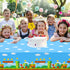 3 PCS Video Games Party Tablecloth: Plastic Table Cover for Video Games Birthday Party Decorations, 86.6 x 51.2in