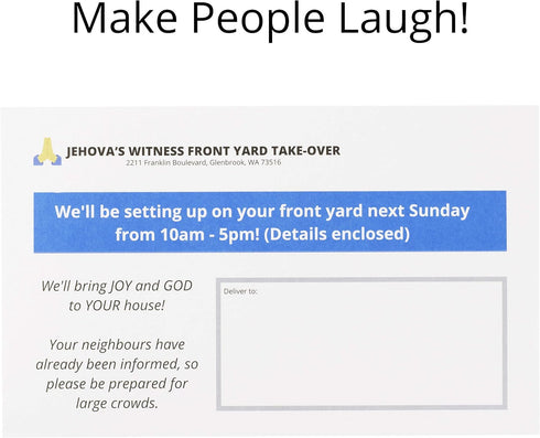 17 Prank Envelopes - Funny Pranks for Adults, Practical Jokes by Mail, Birthday & Holiday Card Envelopes