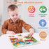 3-5, 24 4-6, 3 4 5 6 SYNARRY Large Wooden Construction Vehicle Puzzles for Toddlers Piece Monster Truck Puzzles