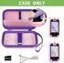 ALKOO Kids Toy Smartphone Case Compatible with Kikapabi/for Joozfee/for dancingcow/for Prysyedawn, Learning Toys Holder for Toddler Play Cell Phone, SD Card, Lanyard and Cable Accessories- Pink