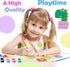 Magnetic Mini Tile Art DIY Craft Kit, Design and Paint Magnet Tiles, Includes 12 Tile Magnets, 8 Paint Colors