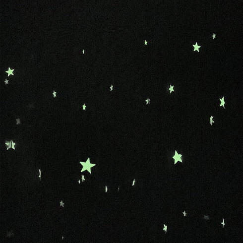 BCBYou Bed Canopy Mosquito Net with Fluorescent Stars, Glow in Dark for Baby, Kids, and Adults, Cover for Baby Crib,