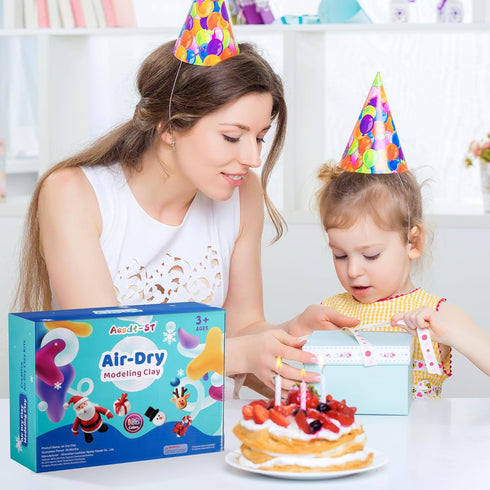 102 Air Dry Clay Colors, Modeling Clay for Kids, Model Magic Clay, DIY Molding Clay Kit with Sculpting Tools, Soft