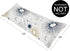 Sweet Jojo Designs Star and Moon Body Pillow Case Cover (Pillow Not Included) - Navy Blue, Gold, and Grey Celestial Sky
