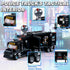Set, Command 6+, 540 City Police Chase Building SWAT Mobile Police Truck Building Toy with Helicopter & Police