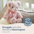 Bearington Baby's First Teddy Bear - Pink, 12 Inch Plush Stuffed Animal for Girls
